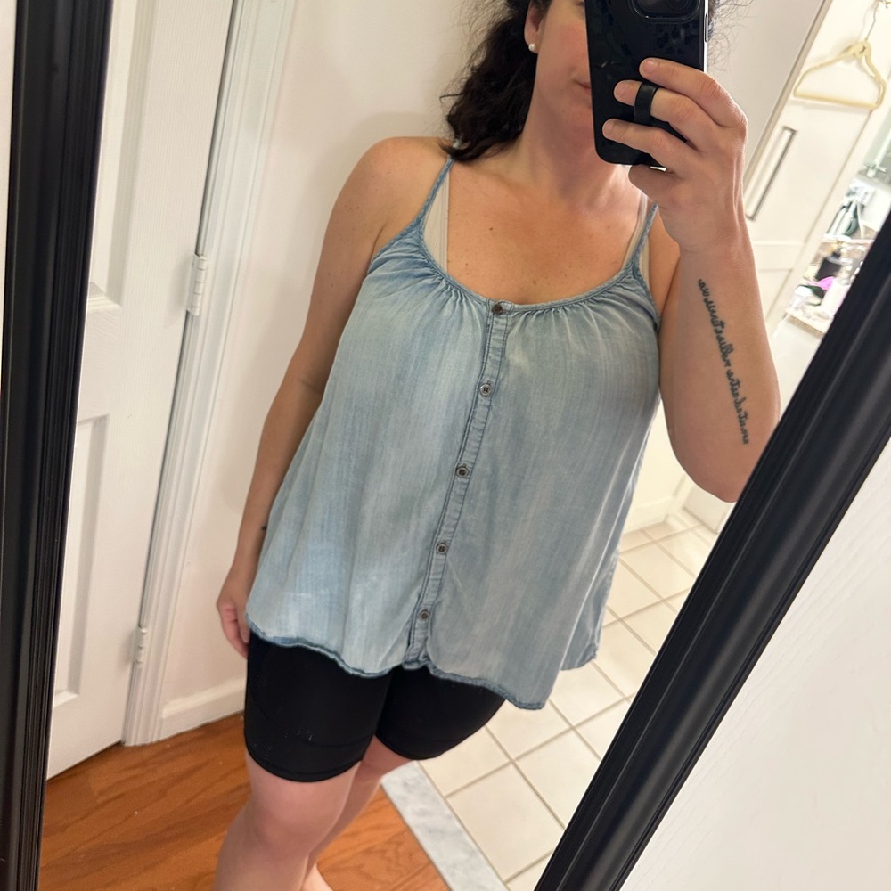 Velvet Heart Denim top- Size XL